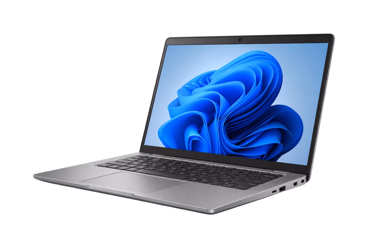 Silver refurbished Windows 11 business laptop available for pickup today at Indy Laptops